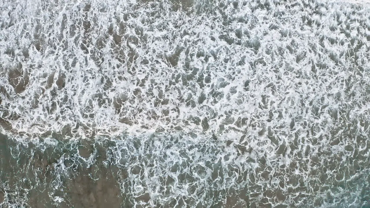 Sea Waves On The Sandy Shore In Vleesbaai Western Cape South Africa