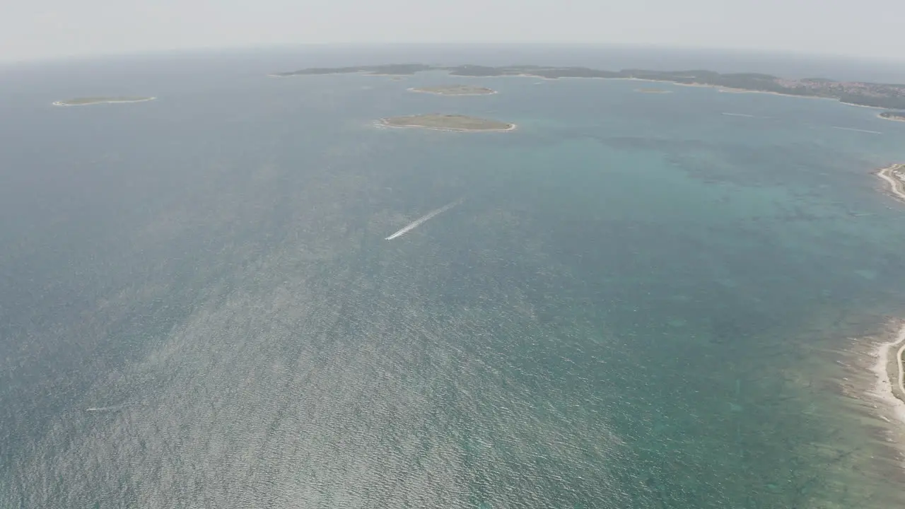 Croatia drone shot of the coast in 4K