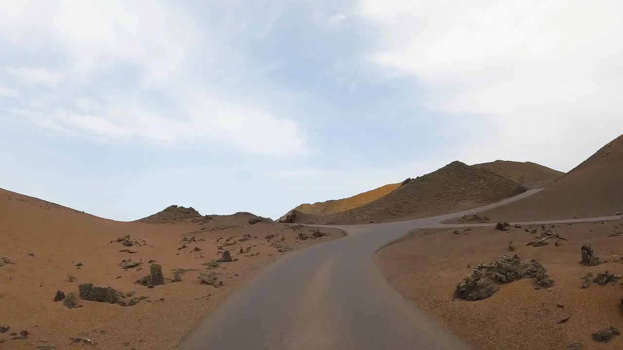 Timanfaya in Spain Protected Natural Park of Lanzarote Canary Islands Volcanic Zone Laba Eruptions