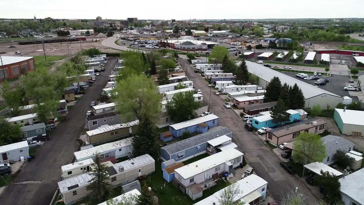 A trailer park shows wealth disparity in 2021