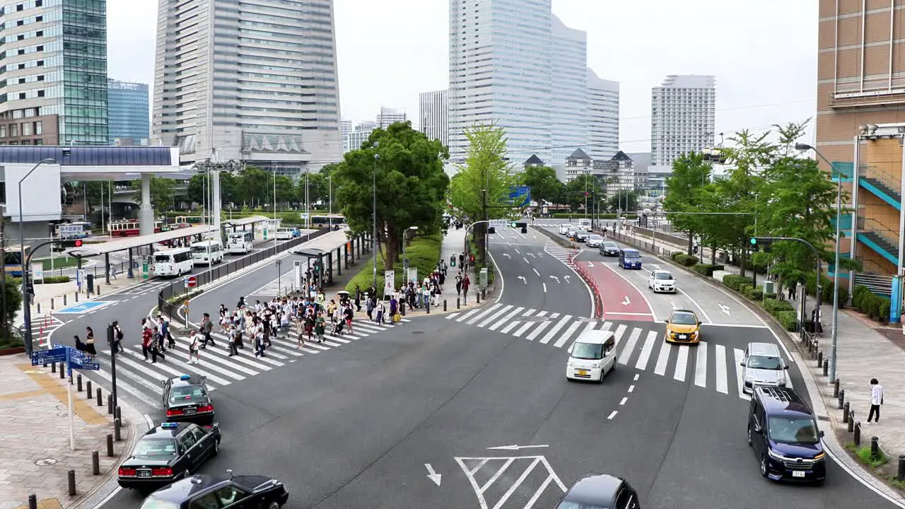 The beautiful view in Yokohama