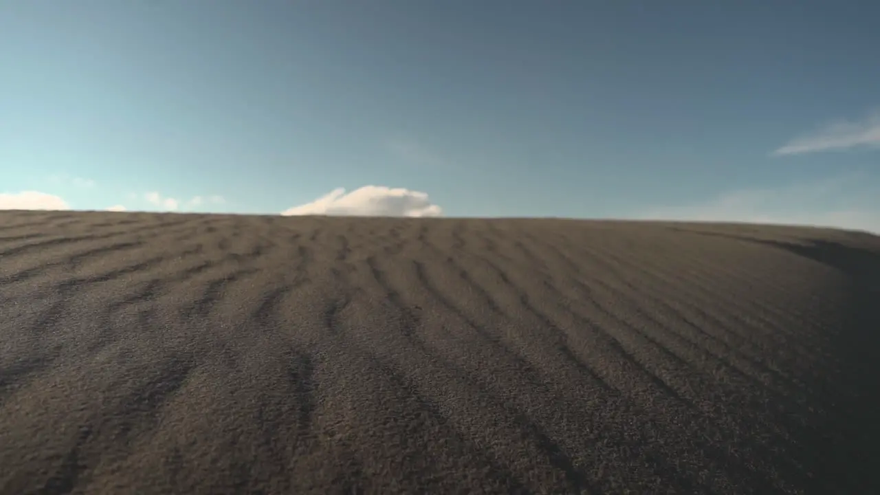 Sand Dunes on a Sunny Day Establishing Shot