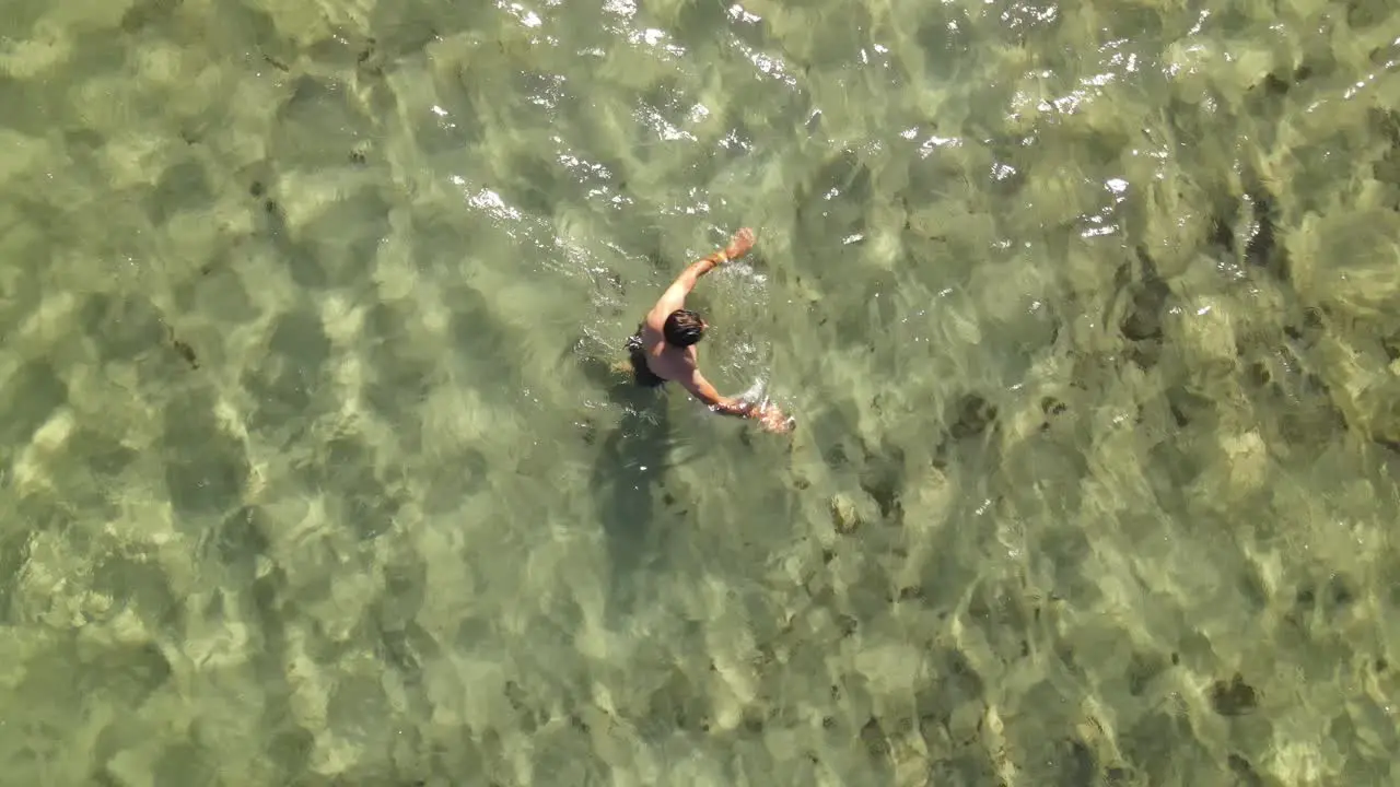 Swimming Sea Aerial Drone 1