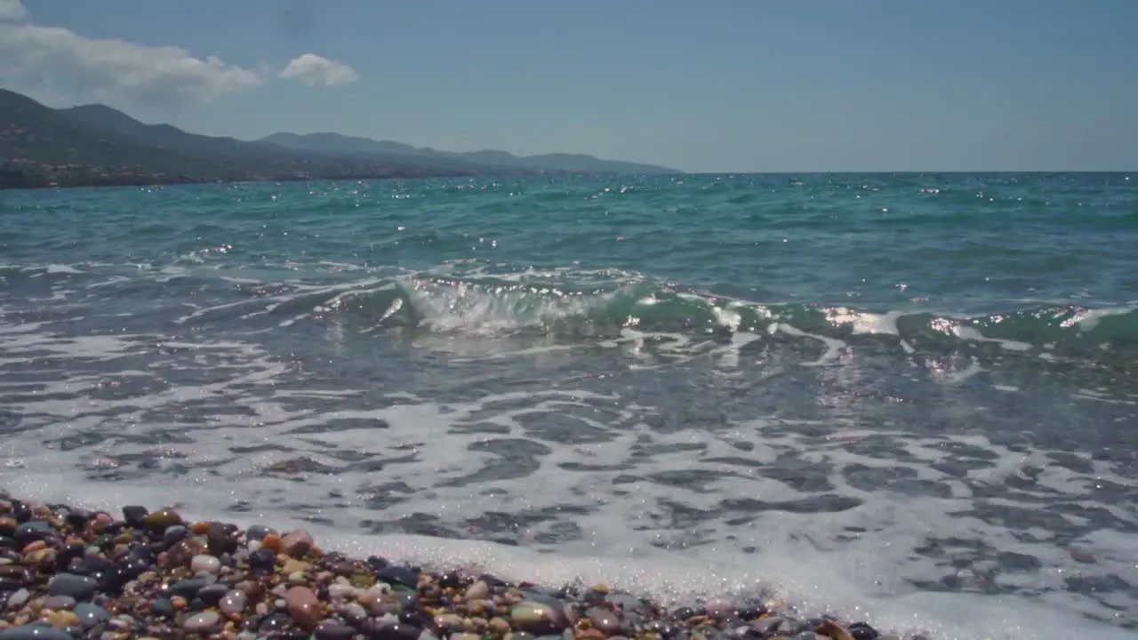 Calming Waves At Kalamata Beach Greece SLOWMO