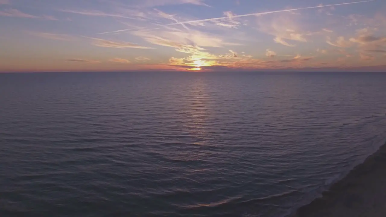 The Waves of the Baltic Sea at Sunset-2