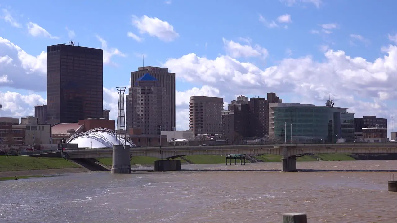 Establishing shot of Dayton Ohio