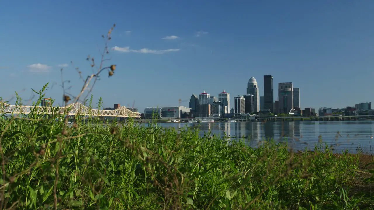 View of Downtown Louisville and Bridge