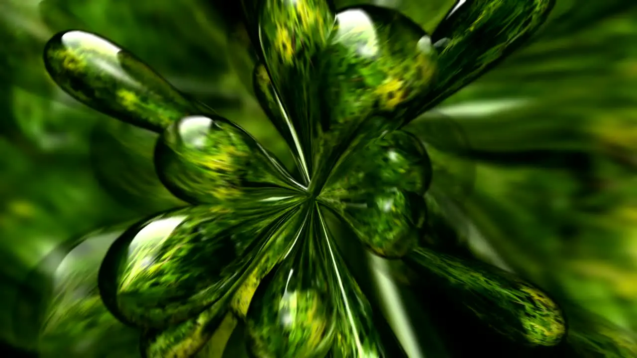 Weird Abstract Green Background