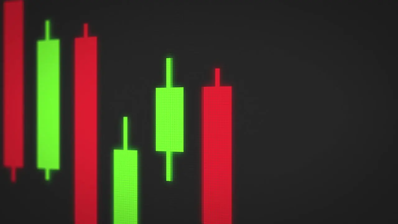 Focus Pull on Candlesticks Against Black Screen