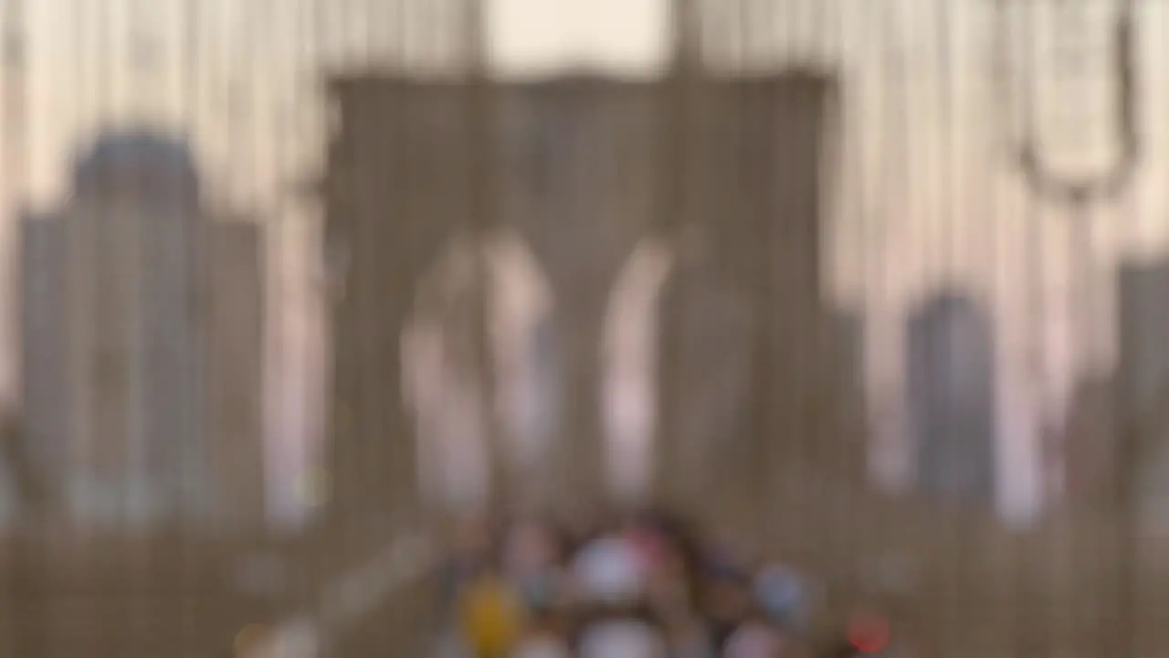 Out Of Focus Brooklyn Bridge