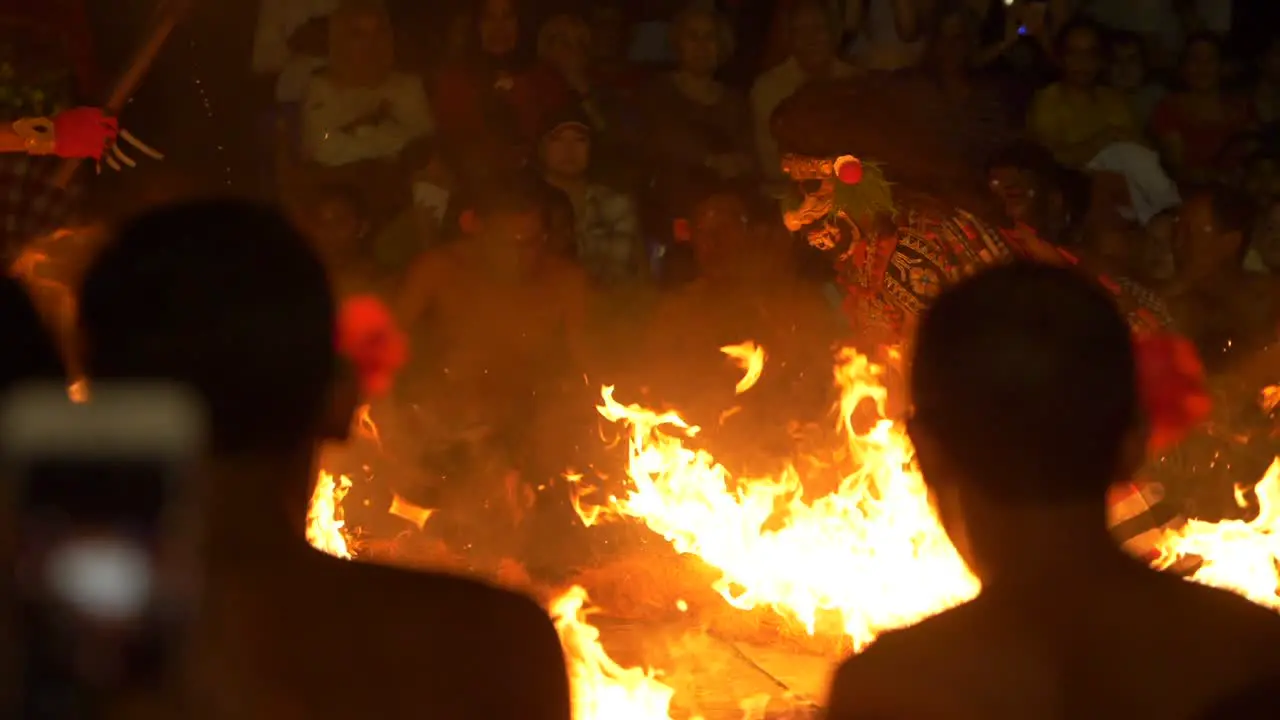 Traditional Indonesian Kecak Ceremony