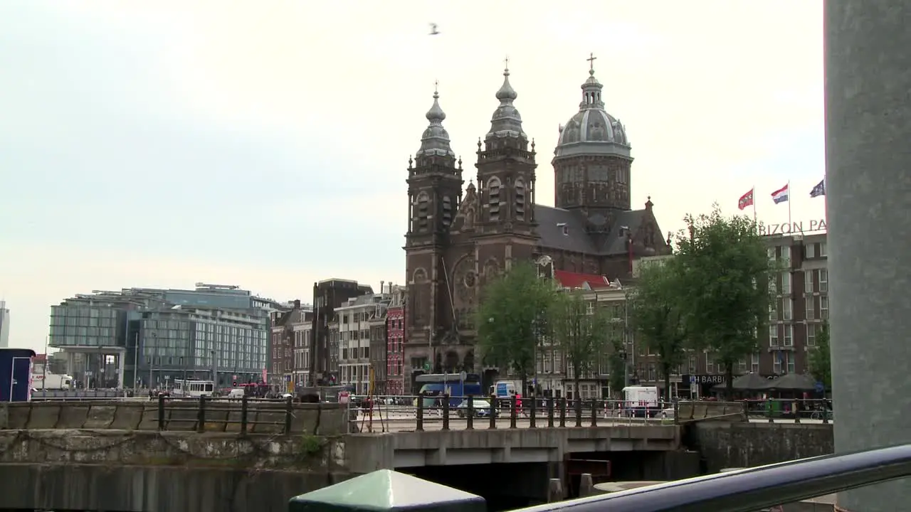 Basilica of St Nicholas and Amsterdam Centraal Station