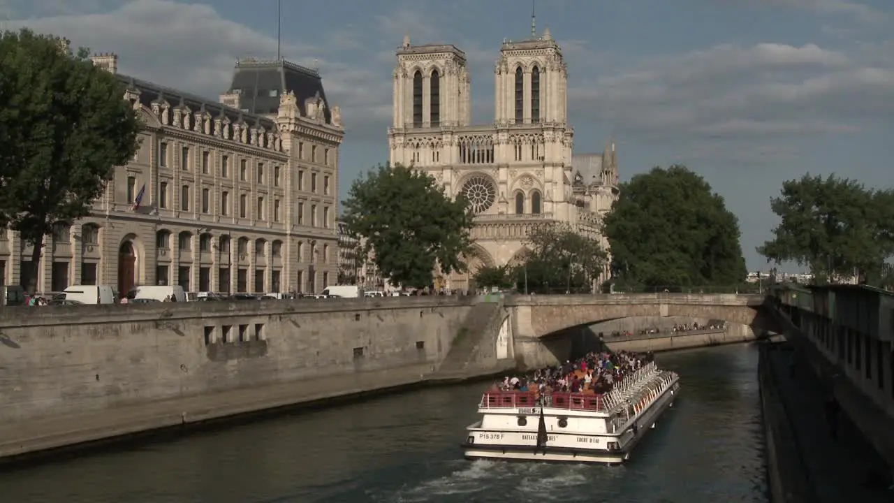 Notre Dame and Bateau Mouche