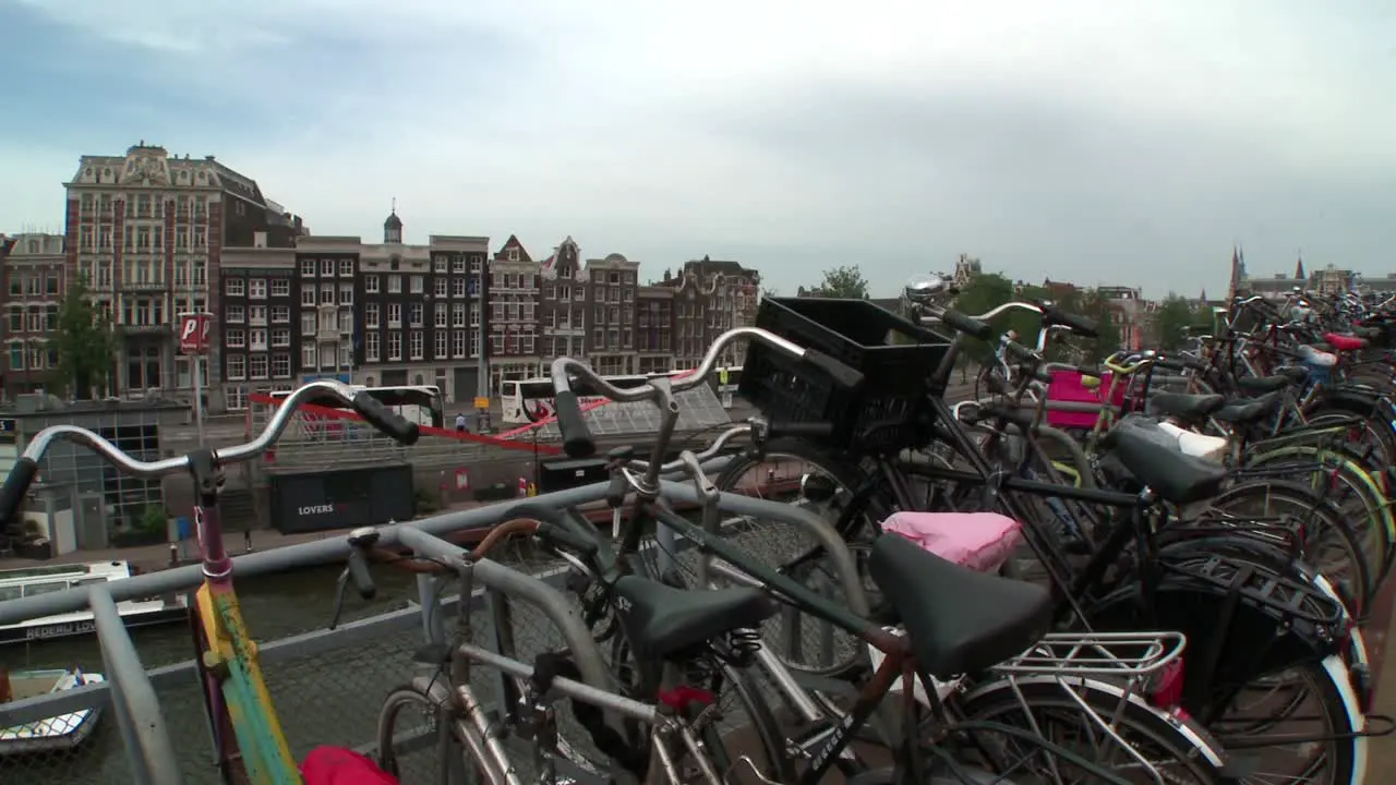 Amsterdam Bikes and Centraal Station