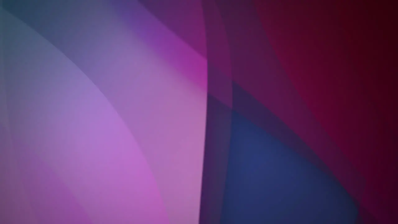 Animation of abstract gradient shapes pattern against blue background with copy space