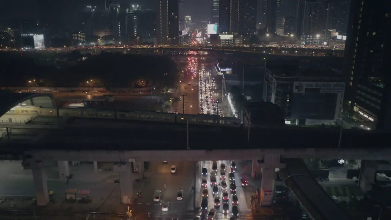 Motorway and Railroad in Bangkok