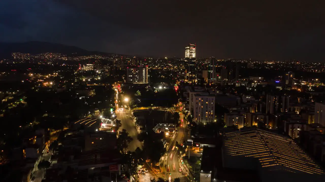 Hyperlapse in Mexico City with big hole between streets