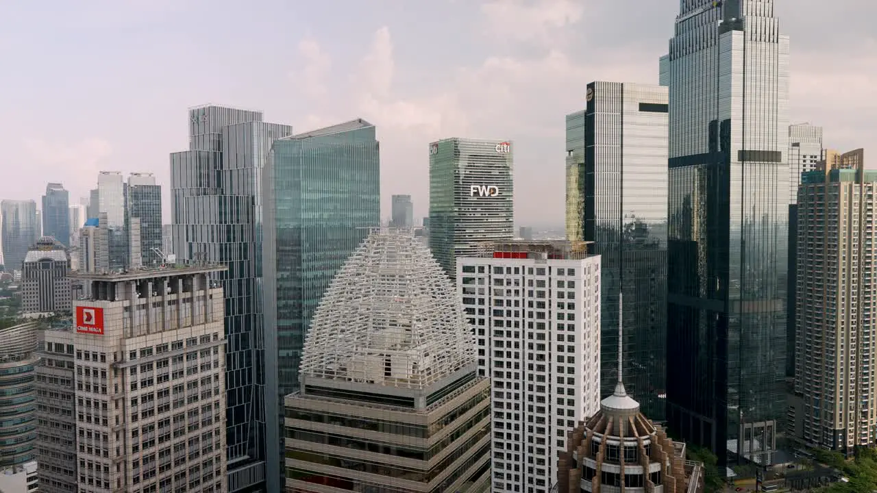 Wide Shot of Buildings in Jakarta 05