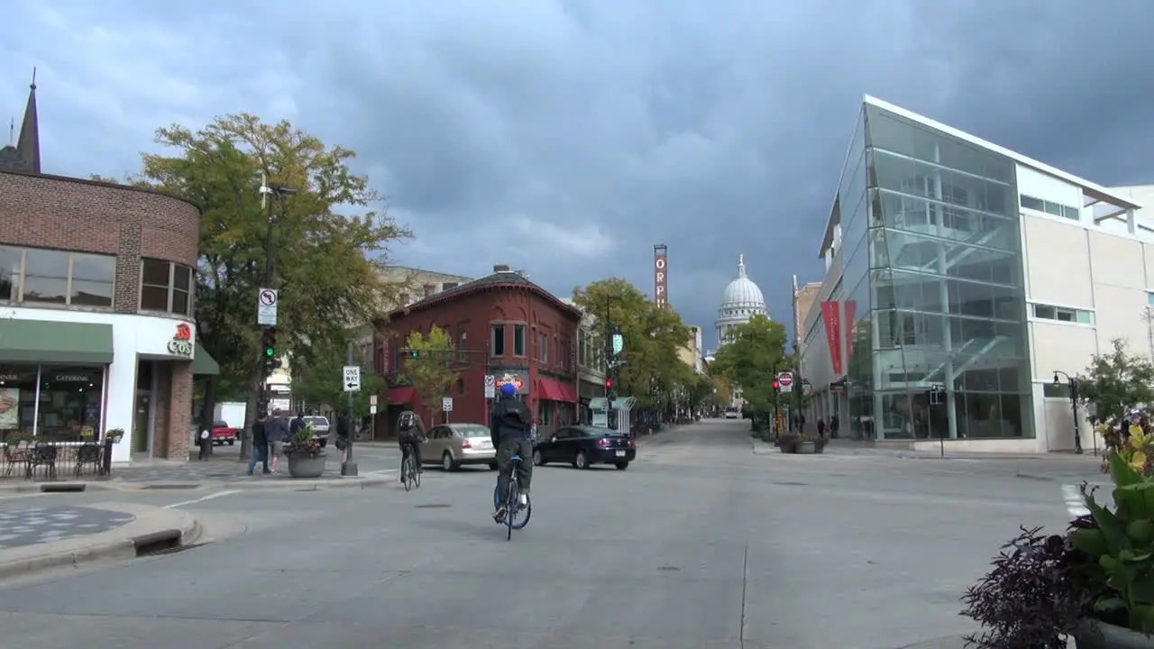 Wisconsin Madison State Street scene