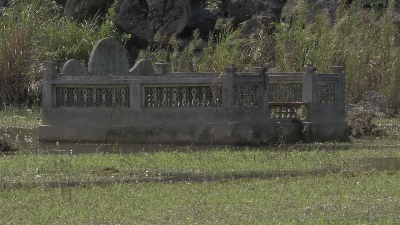 Cemetery in the water Hanoi Vietnam