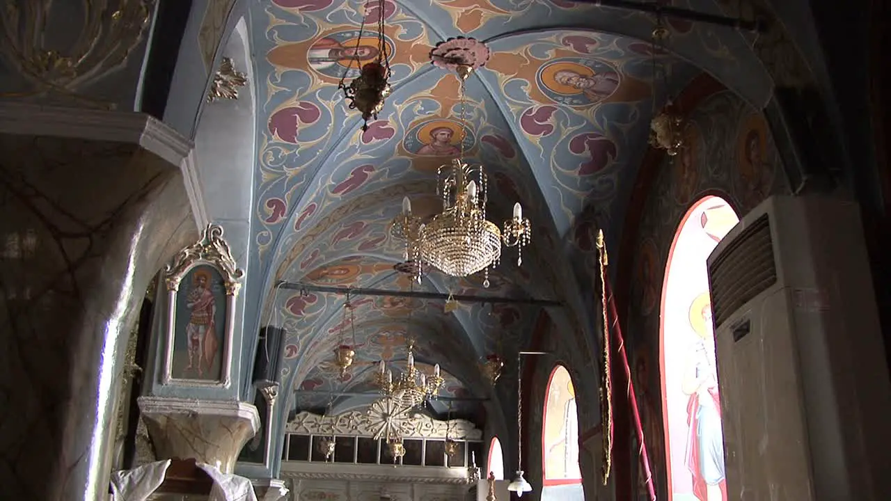 Church in the Prigi village Chios