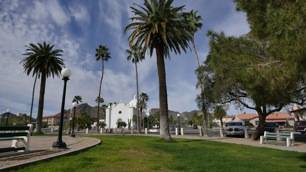 Arizona Ajo Church And Plaza Zoom