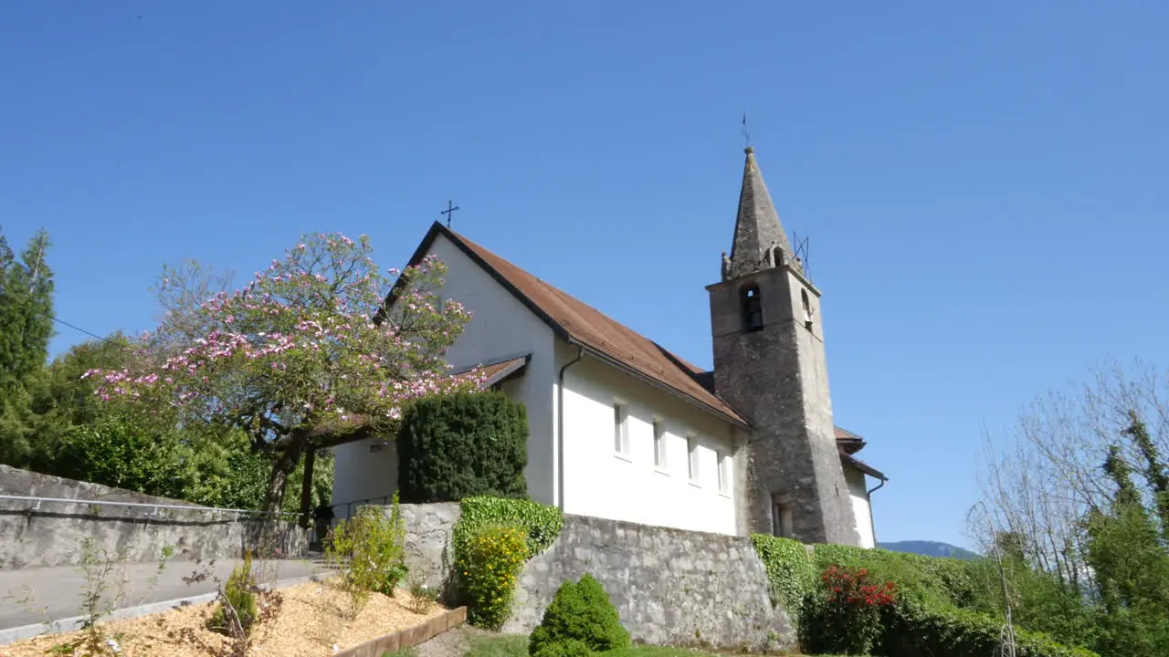 Switzerland Chapel On Hill