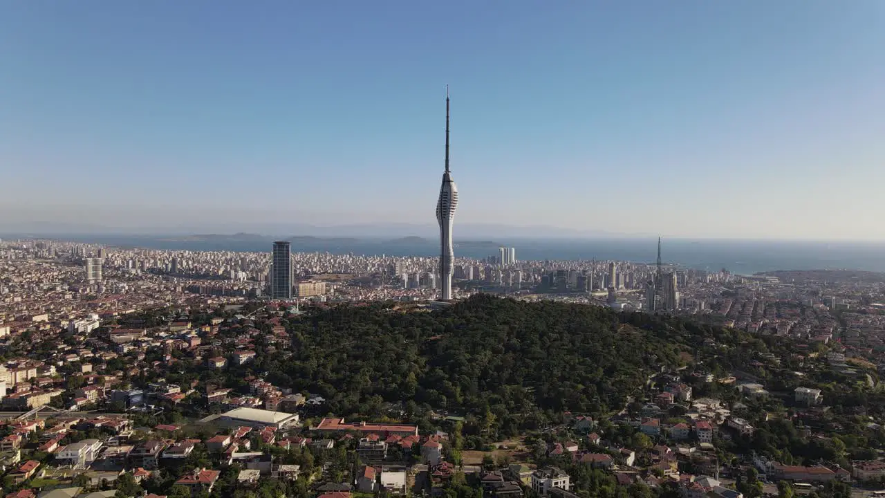 Radio Tower Transmitter Istanbul Drone 1