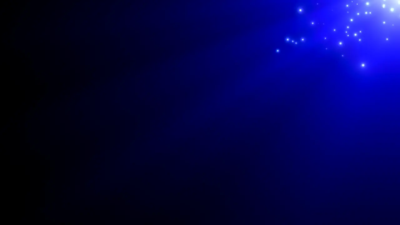 Motion blue particles and stars in galaxy abstract background 2