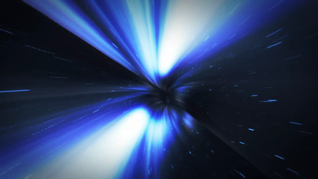 Travel Through A Wormhole Through Time And Space Animation