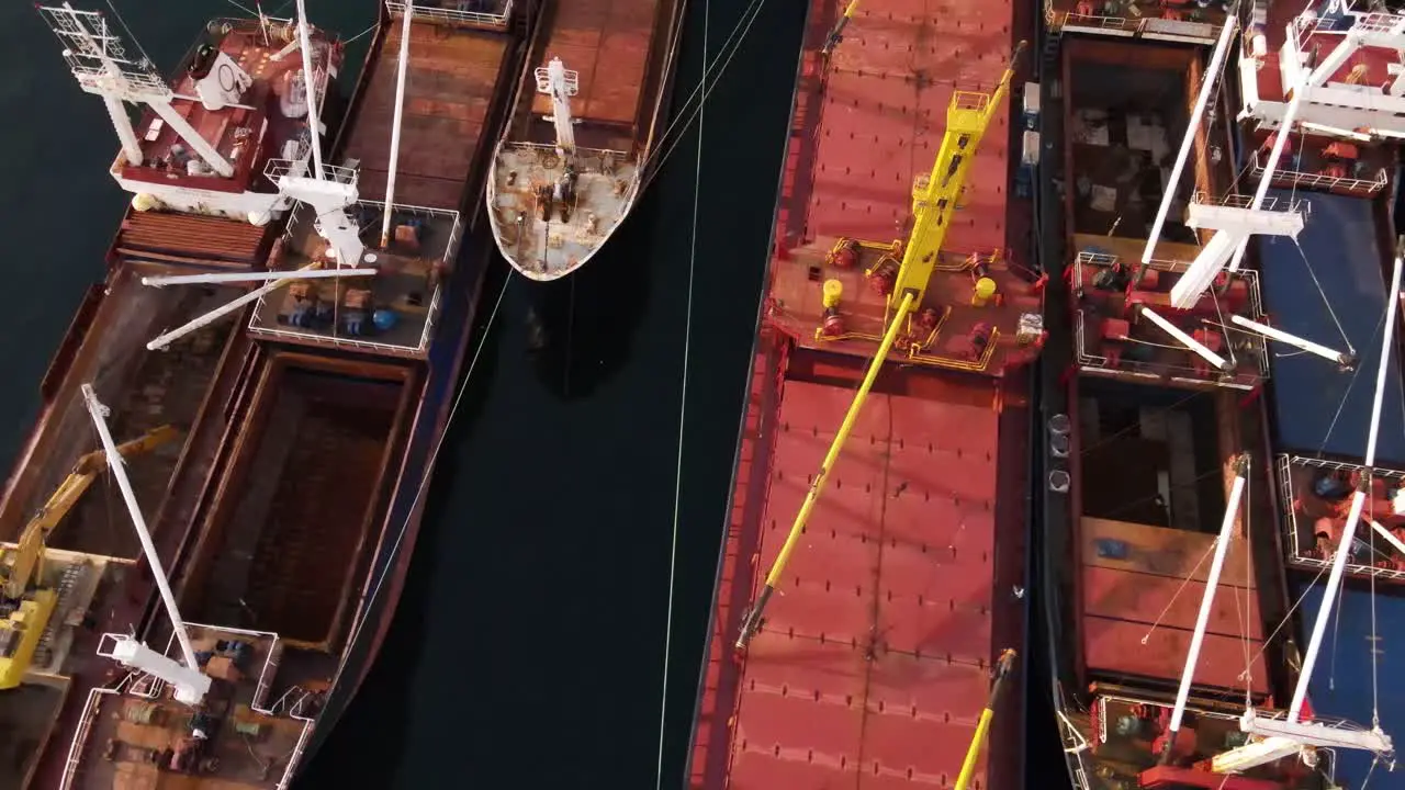 Ships Anchored At Harbor