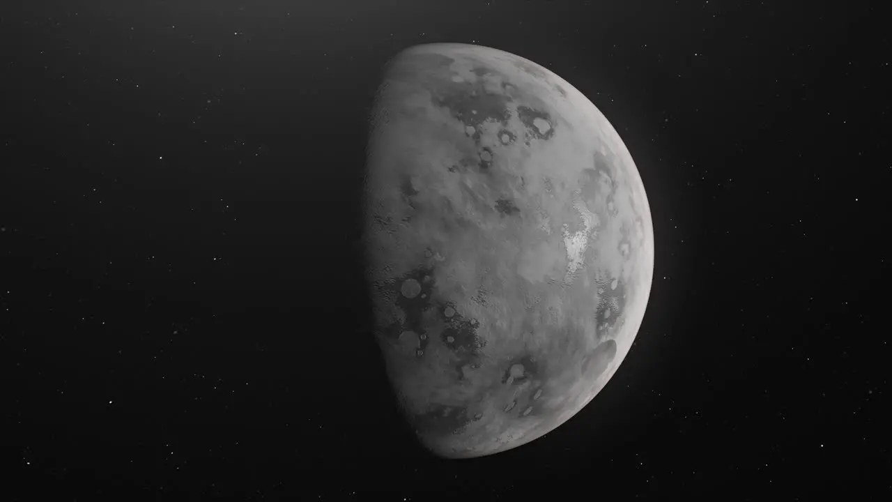 Mercury Planet Rotating In The Outer Space animation