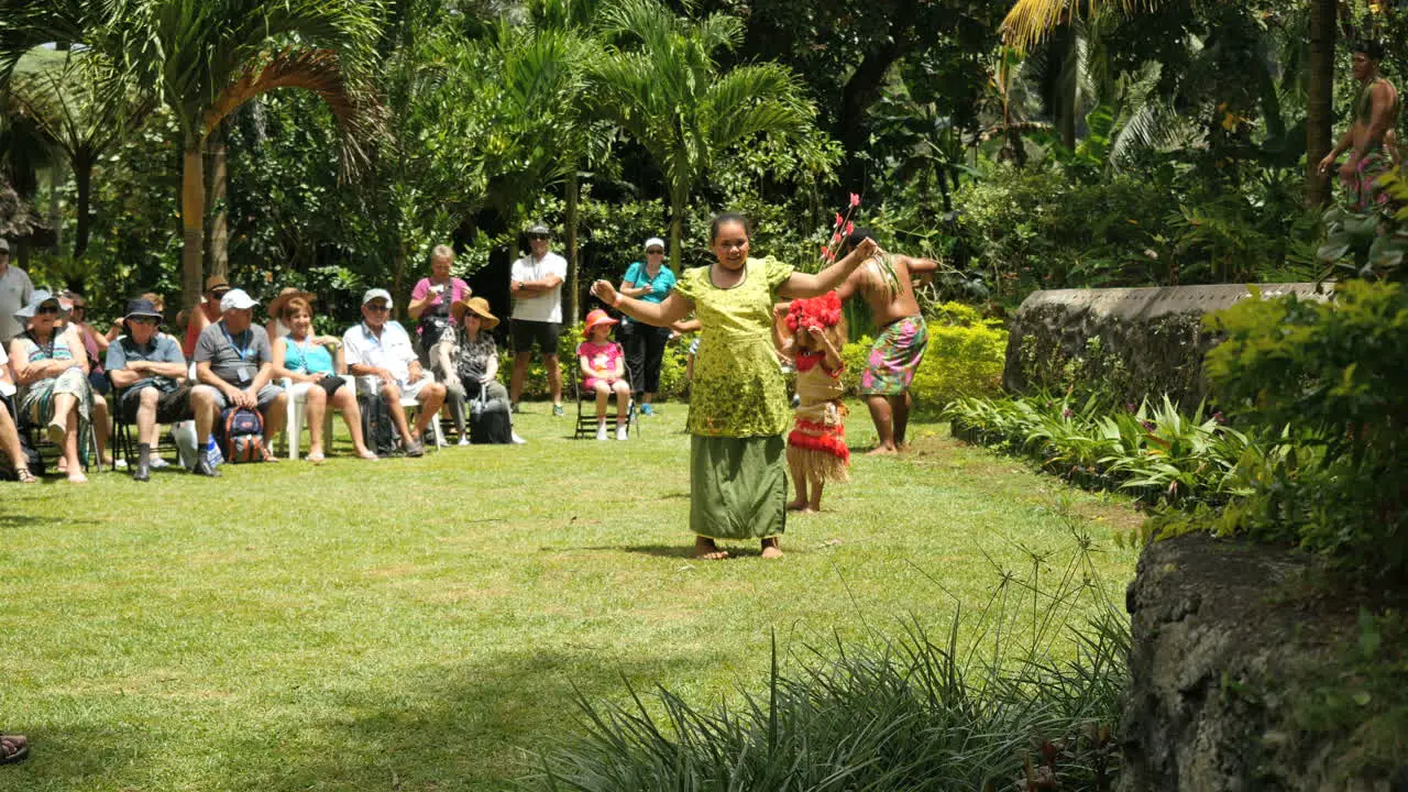 American Samoa Village Children Dancing