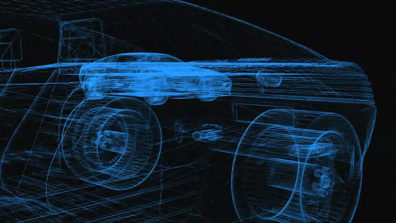 Wire frame Car Production Element