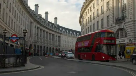 Traffic In Regents Street Central London Street Daytime