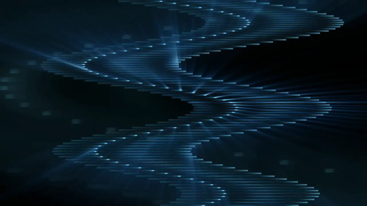 Abstract Techno Background Blue