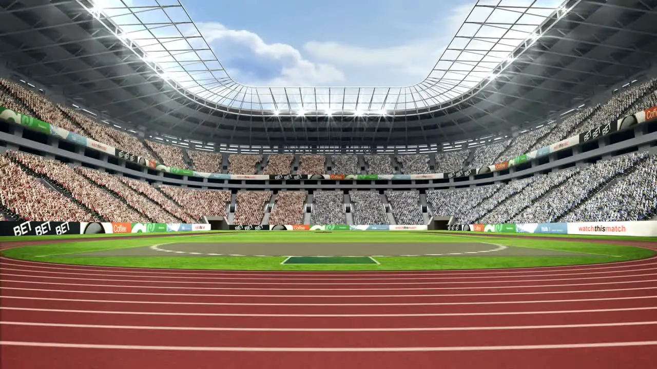 View of olympic stadium