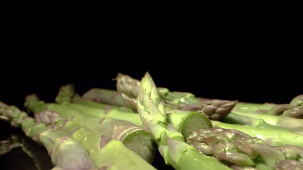 Asparagus green high quality healthy vegetable super macro close up 4k