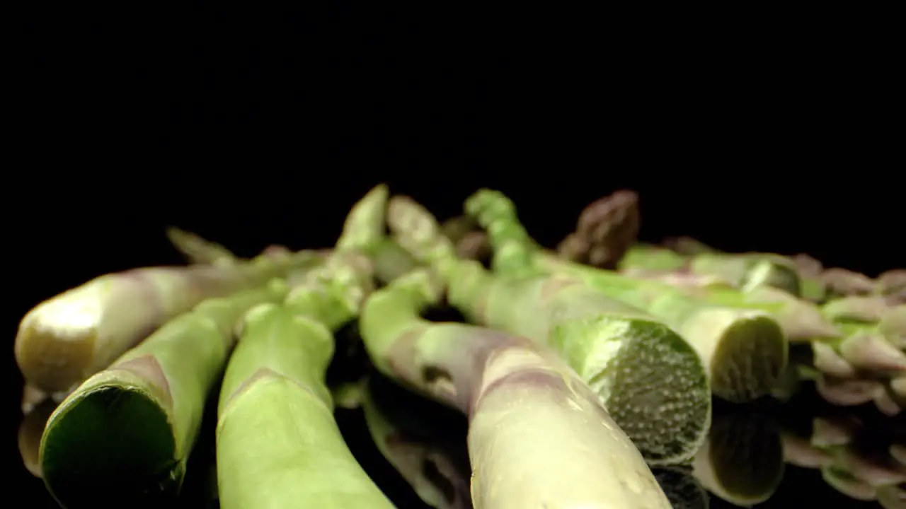 Fresh Asparagus green healthy vegetable super macro close up High quality 4k vege