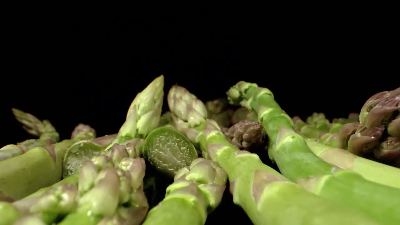 Fresh Asparagus green high quality 4k vege healthy vegetable super macro close up