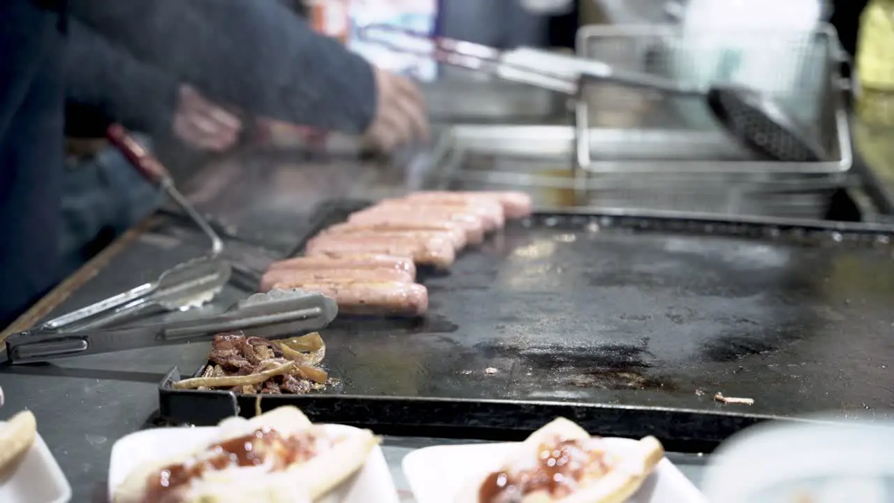 Serving yummy hot dogs in the streets of San Miguel de Allende