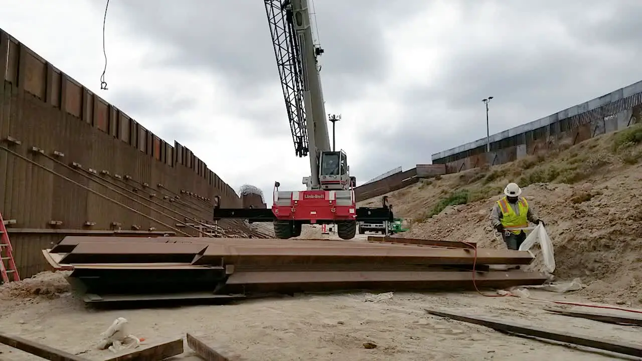 Construction Workers Are Seen Constructing A Building On A Us Military Base