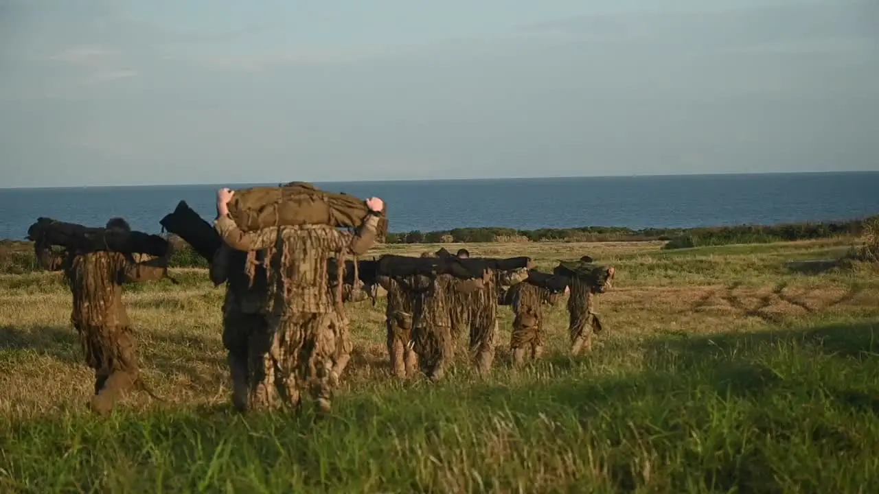 Us Marines 3D Reconnaissance Battalion Pre-Sniper Qualification Course Camouflage Training Exercise Le Shima Jp