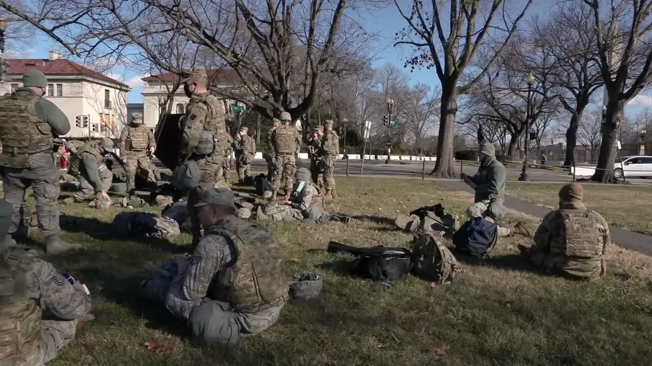 Minnesota National Guard Soldiers Stand By To Provide Security For Biden’S Inauguration In Washington Dc