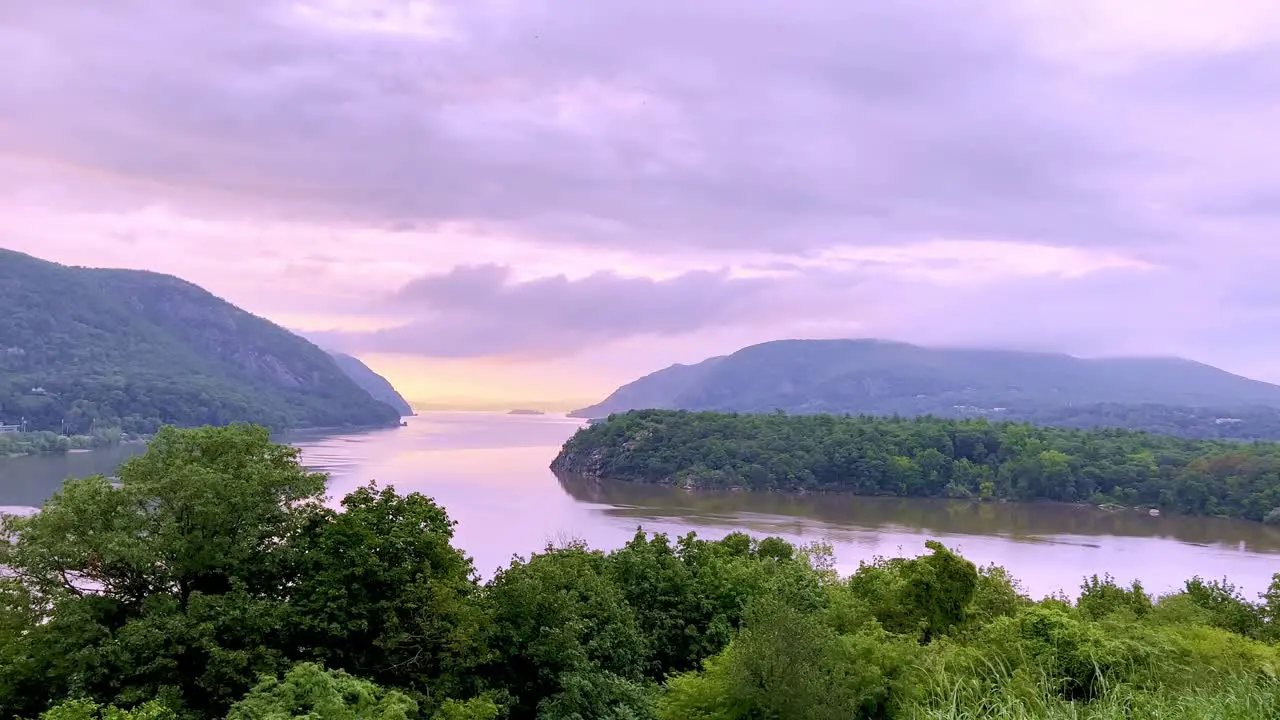 The Hudson River Valley view from West Point United States Military Academy