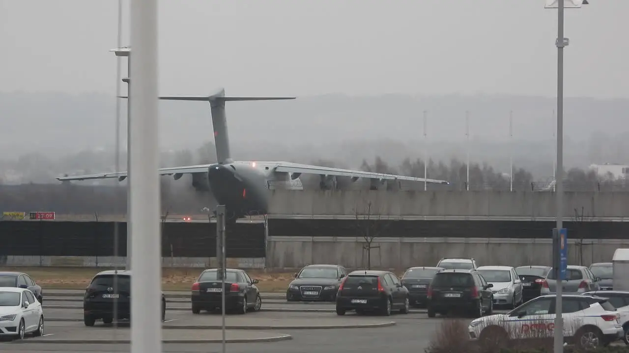 German Airbus A400M Atlas At The Airport Of Rzeszow Jasionka in Poland