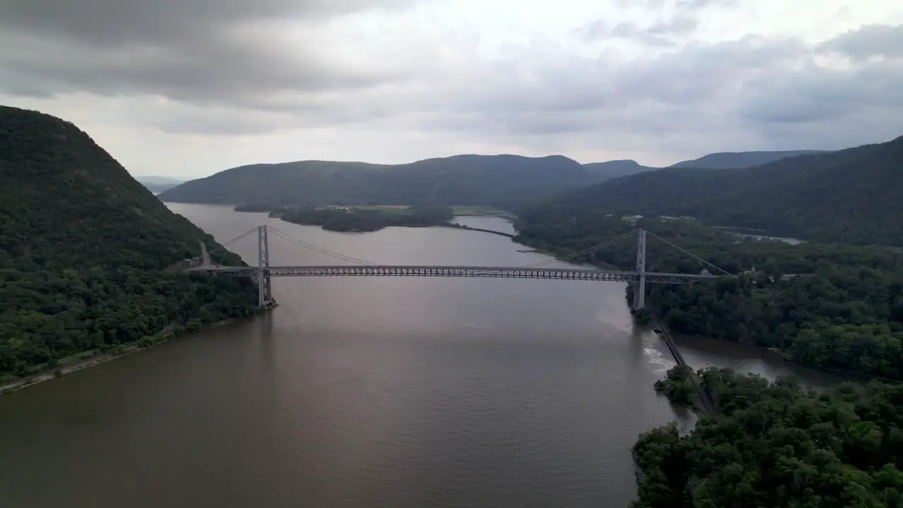 Bear Mountain Bridge over the Hudson River Highland Falls New York Fort Montgomery NY