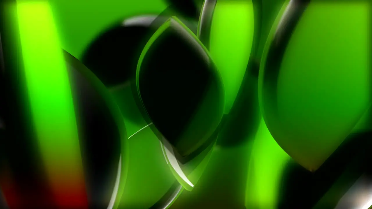 3D Abstract Spinning Leaf