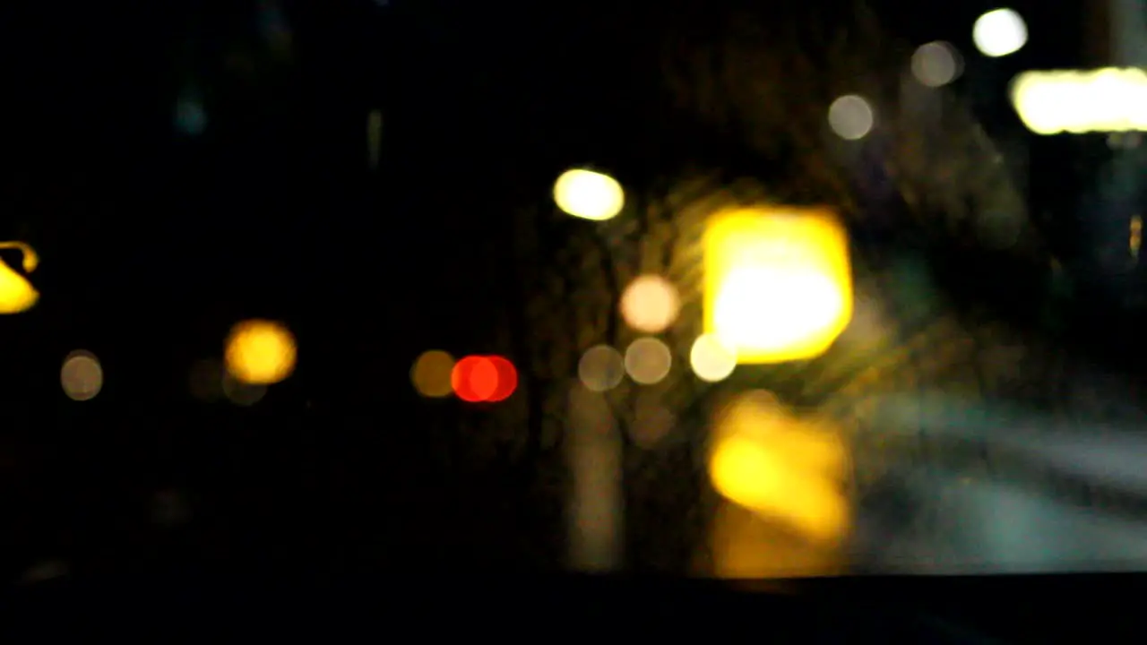 Bokeh Night Driving