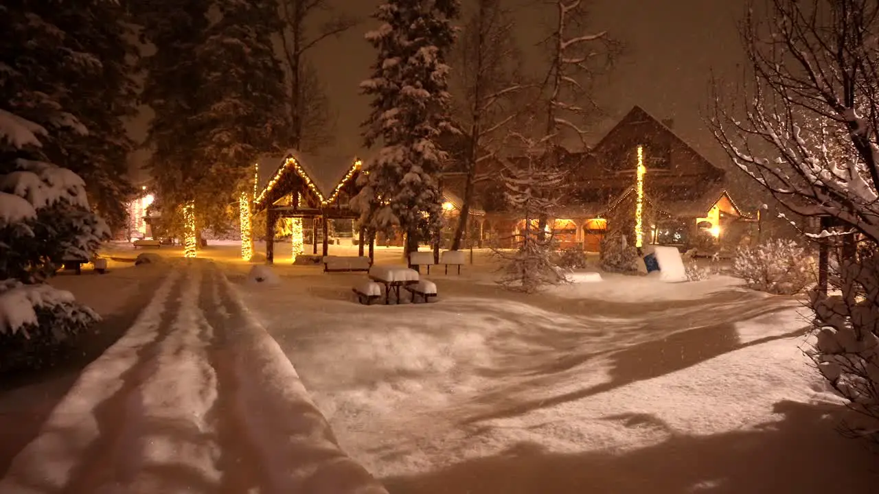 Christmas in Canmore AB in a epic winter snowstorm